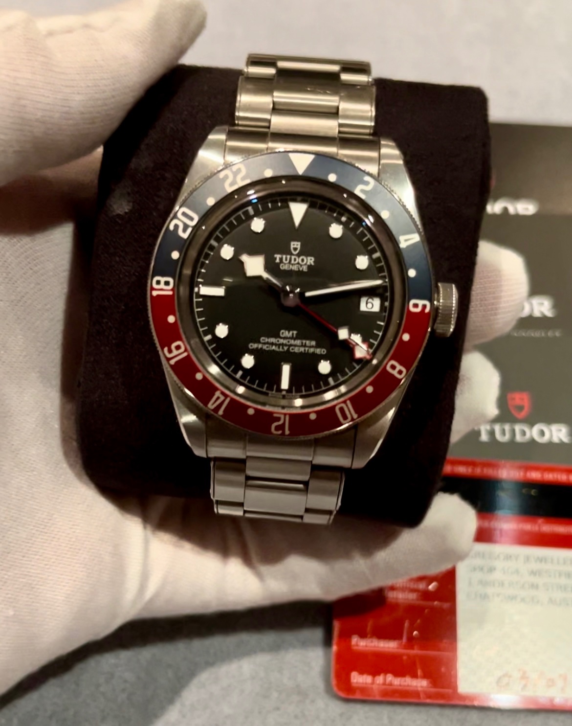 Tudor Black Bay GMT Pepsi Ref. M79830RB 0001 Wristies